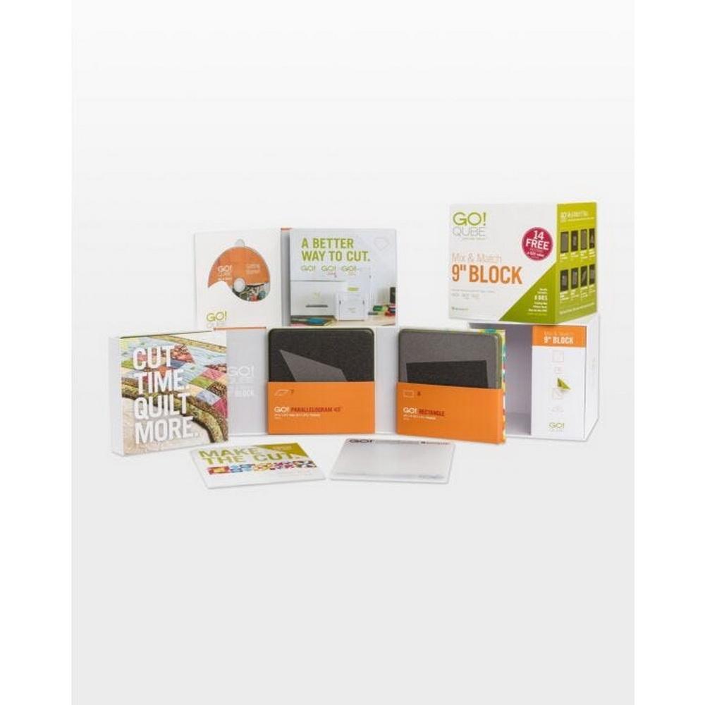 Accuquilt GO! Qube Mix & Match 9in Block - Sewingmachinesplus.com