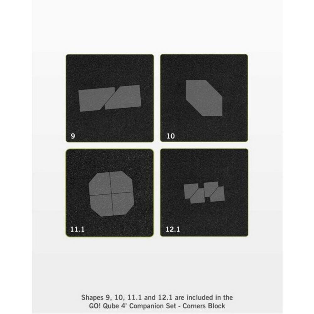 Accuquilt GO! Qube 4in Companion Set - Corners - Sewingmachinesplus.com