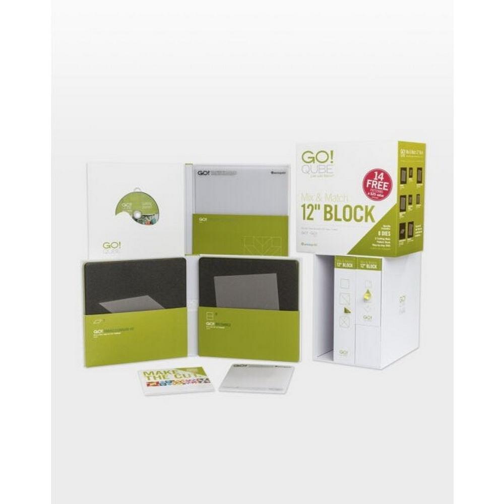 Accuquilt GO! Qube Mix & Match 12in Block - Sewingmachinesplus.com