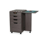 Kangaroo Sewing Furniture Bandicoot 2 Cabinet Studio Set with Kiwi Storage Cabinet and Arrow Hydraulic Chair - Grey B8207 - Sewingmachinesplus.com