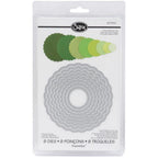 Sizzix Framelits Dies Circles, Scallop - Sewingmachinesplus.com