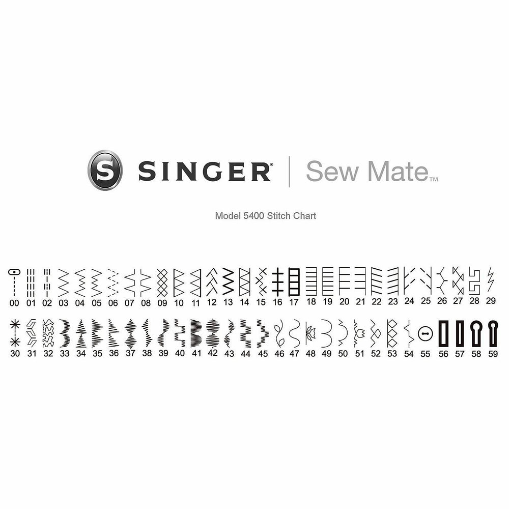 Singer Sew Mate Sewing Machine (5400)