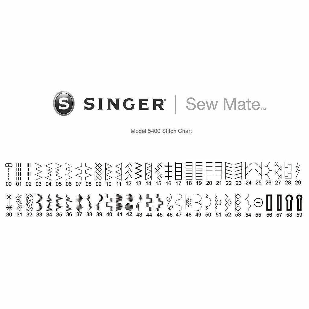 Singer Sew Mate Sewing Machine (5400)