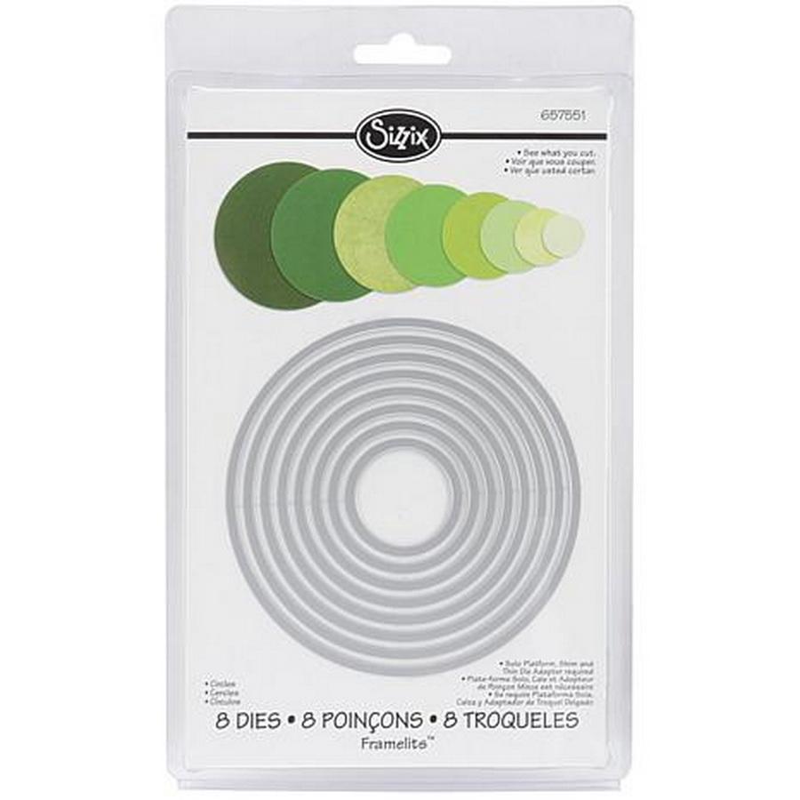 Sizzix Framelits Dies Circles - Sewingmachinesplus.com