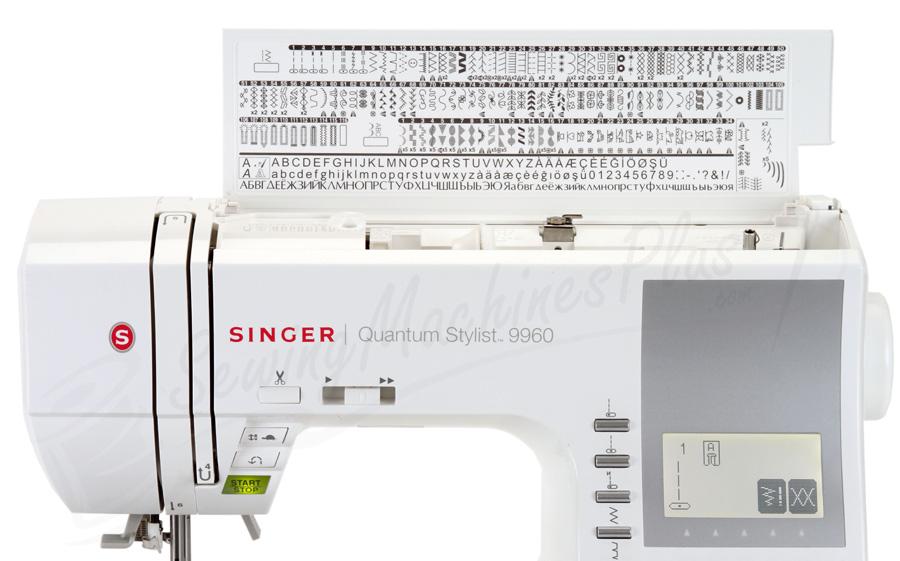 Singer Quantum Stylist 9960 Quilter Sewing Machine w/ FREE Hard Case and BONUS Feet