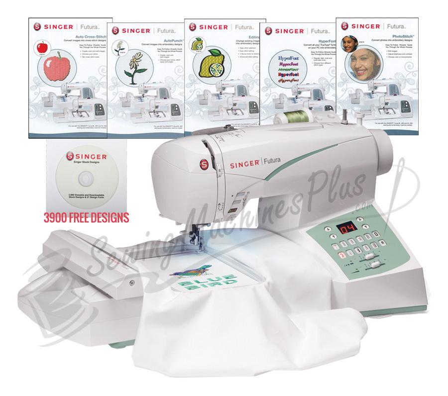 Singer Futura CE-250 Sewing and Embroidery Machine  w/ Software package
