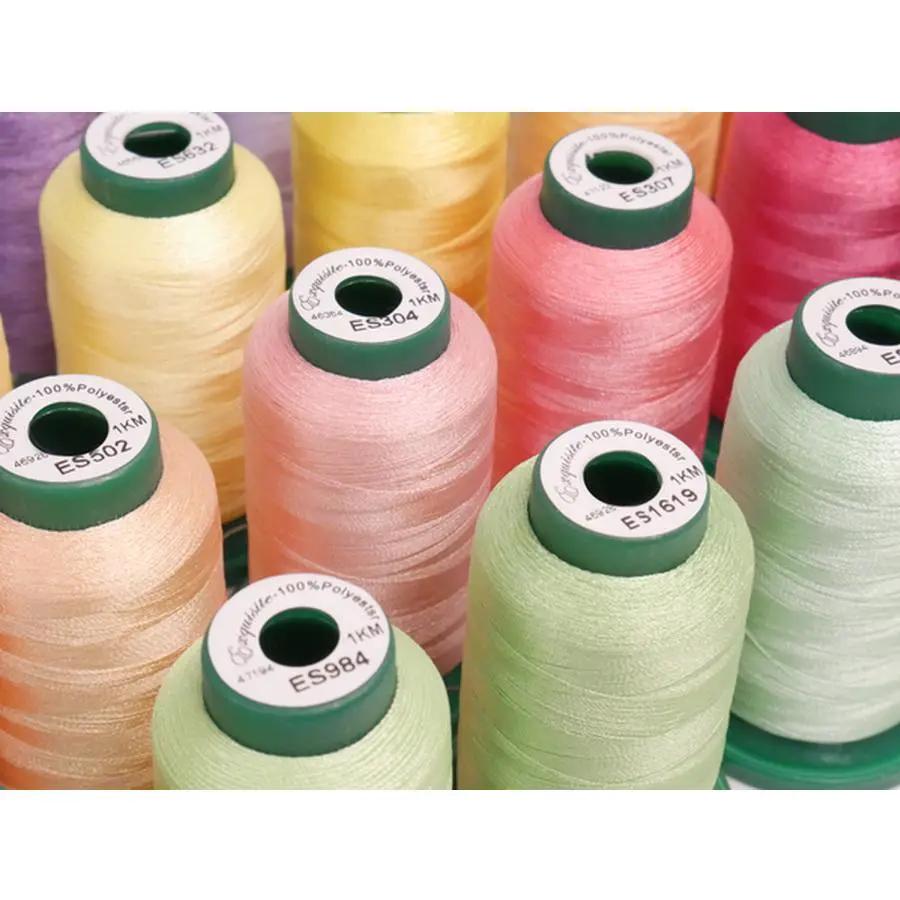 DIME Embroidery Thread Kit Springtime Pastels - 24 pack 1000M 40wt - Sewingmachinesplus.com