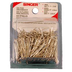 Singer Dressmaker Pins, 500pk