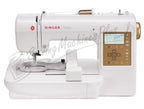 Singer S10 Studio embroidery machine, white with touchscreen control panel