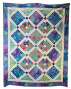 Ready to Sew Midnight In The Garden Pre - cut Quilt Kit - Sewingmachinesplus.com