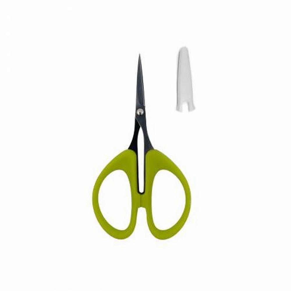 Karen Kay Buckley Perfect Scissors Green 4 - 3/16in Small Micro - Serrated Non - Slip Blade - Sewingmachinesplus.com