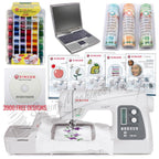 Singer Futura XL-550 I WANT IT ALL SPECIAL! Software, Thread, Stabilizer, 3900 FREE Designs, and more!