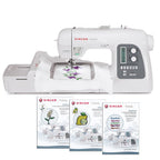 Singer Futura XL-550 w/ BONUS PACKAGE! Software, Stabilizer, Thread, 3900 FREE Embroidery Designs, & More!