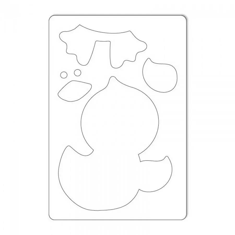 Sizzix Bigz L Duck cutting die by Sizzix; metal craft die
