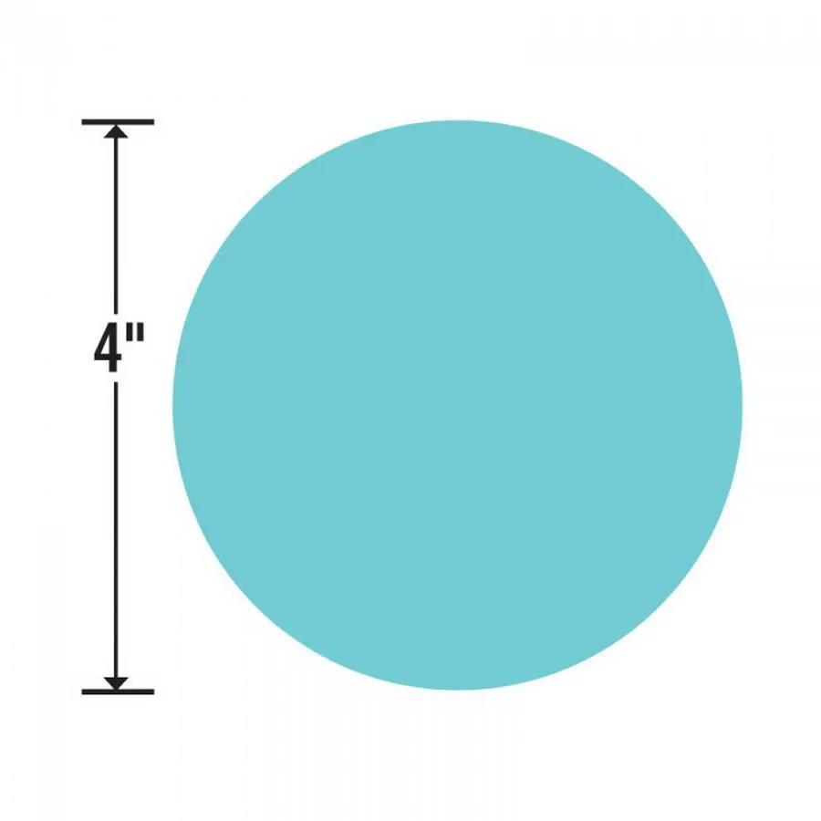 Sizzix Bigz Circle Die, 4-inch turquoise cutting machine die.