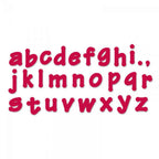 Sizzix Bigz Alphabet Set 4 Dies - Lollipop Shadow Lowercase Letters