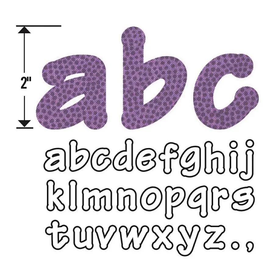 Sizzix Bigz Alphabet Set 4 Dies - Lollipop Shadow Lowercase Letters