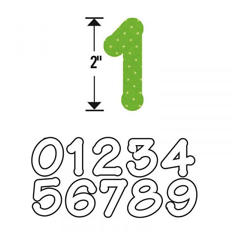 Sizzix Bigz Alphabet Set 2 Dies - Lollipop Shadow Numbers