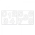 Sizzix Bigz Alphabet Set 2 Dies - Lollipop Shadow Numbers