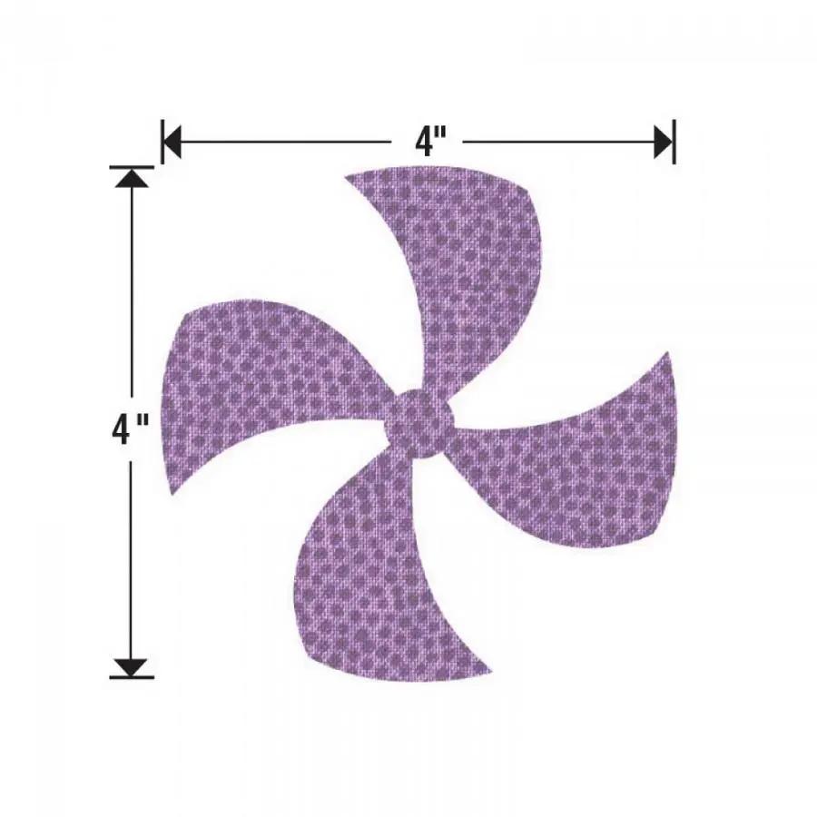 Sizzix Bigz Die Candy Swirl Insert, 4-inch purple pinwheel design