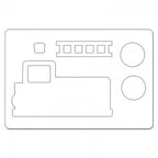 Sizzix Bigz L Die Fire Truck cutting die set with truck silhouette, wheels and window shapes