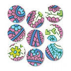Sizzix Bigz Die Circles 1 1/2 in cutting machine dies; 9 colorful patterned circles
