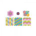 Sizzix Bigz Die - Hexagons, 1 1/2 inch sides; five colorful hexagon patterns shown.
