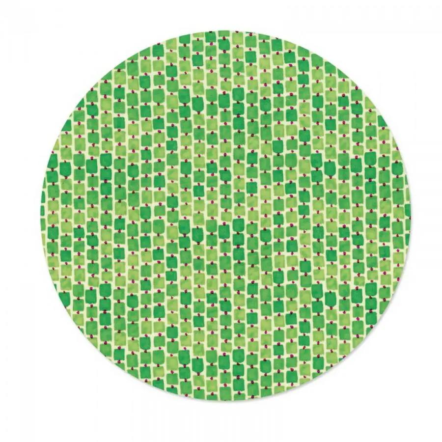 Sizzix Bigz L Circle die, 5-inch circle cutting die with green geometric pattern