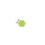 Sizzix Bigz Die hexagon with 1/2 in sides in lime green for cutting machines