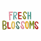 Sizzix Bigz Alphabet Set 4 Dies - Fresh Blossoms Alphabet