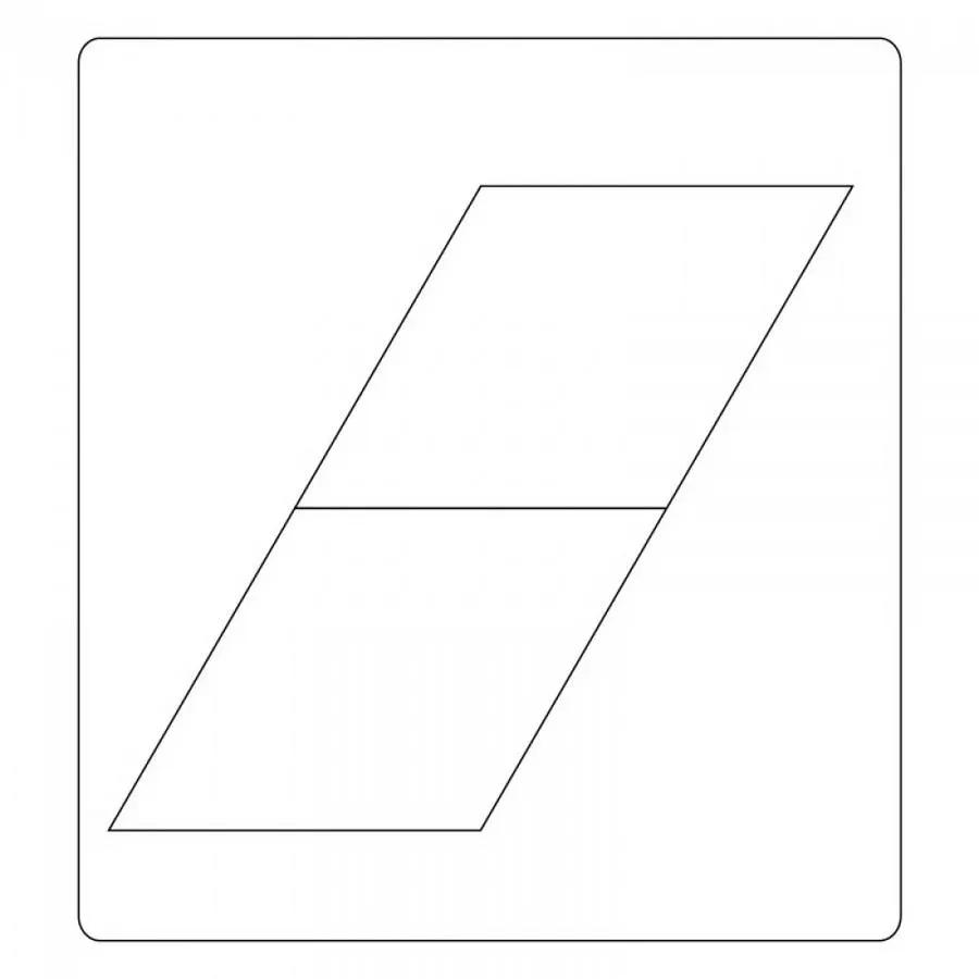 Sizzix Bigz Die Diamonds, 60° angle, 2 1/4 inch sides