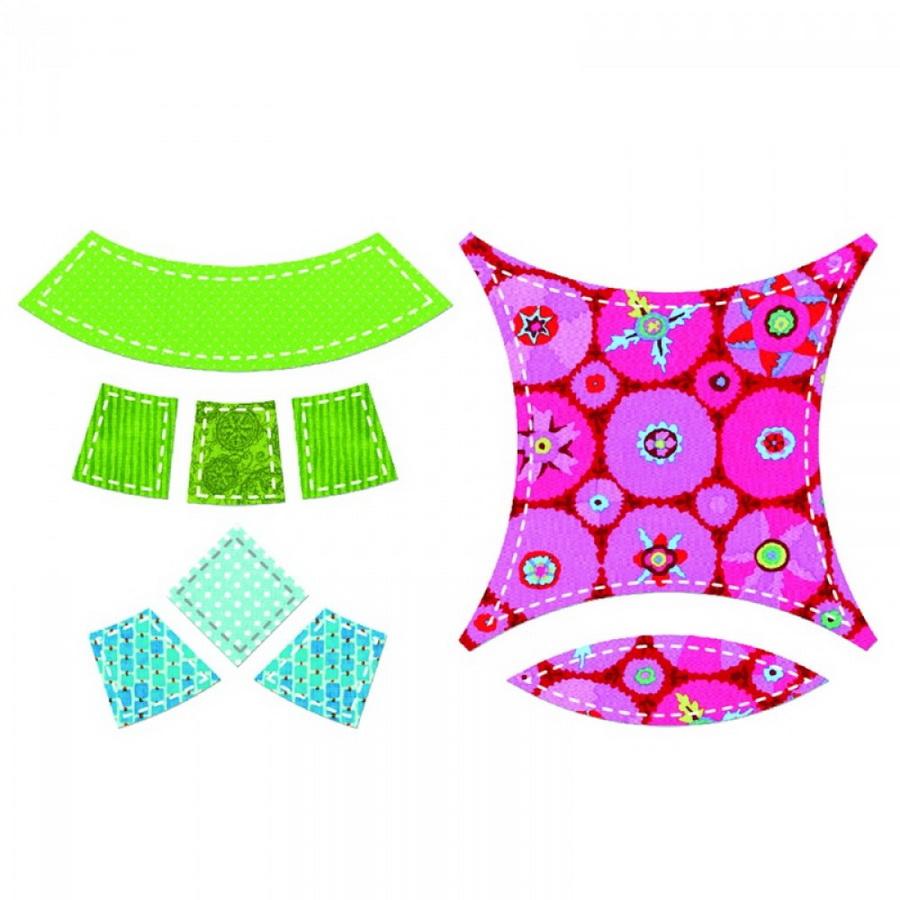 Sizzix Bigz XL Die - Double Wedding Ring, 9" Assembled by Victoria Findlay Wolfe™ Quilts (M&G)