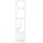 Sizzix Bigz XL 25 Inch Doll die set for cutting machines, includes doll body parts and accessories.