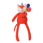 Sizzix Bigz XL 25 Inch Die - Fox red plush toy with party hat and balloons