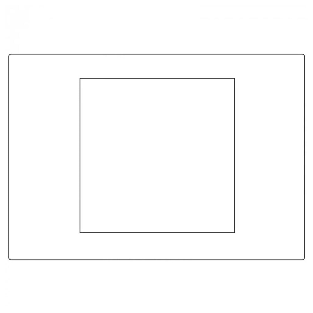 Sizzix Bigz Plus Q Die Square 6-Inch Finished; outer rectangle with inner square frame by Sizzix