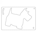 Sizzix Bigz L Scottie Dog fabric cutter die by Sizzix