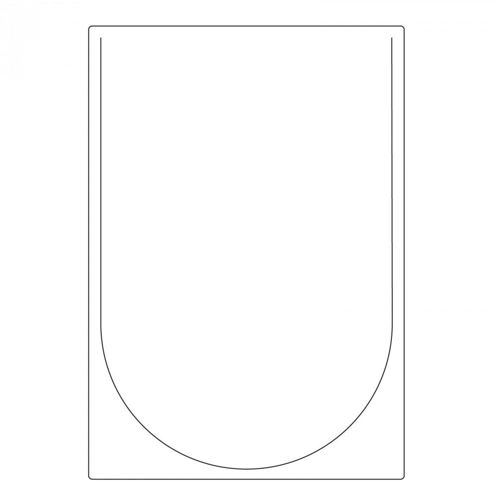 Sizzix Bigz Plus Die - Half-Oval 8 Inch