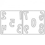 Sizzix Bigz Alphabet Set 2 Dies - Fresh Blossoms Numbers