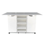 Kangaroo Sewing Furniture Wallaby II and Kookaburra Bundle Cabinet Set (Ash White) - Sewingmachinesplus.com