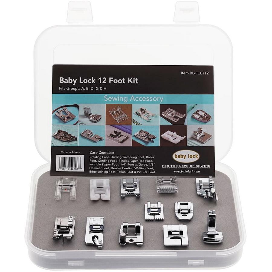 Baby Lock 12 Sewing Feet Kit - Sewingmachinesplus.com