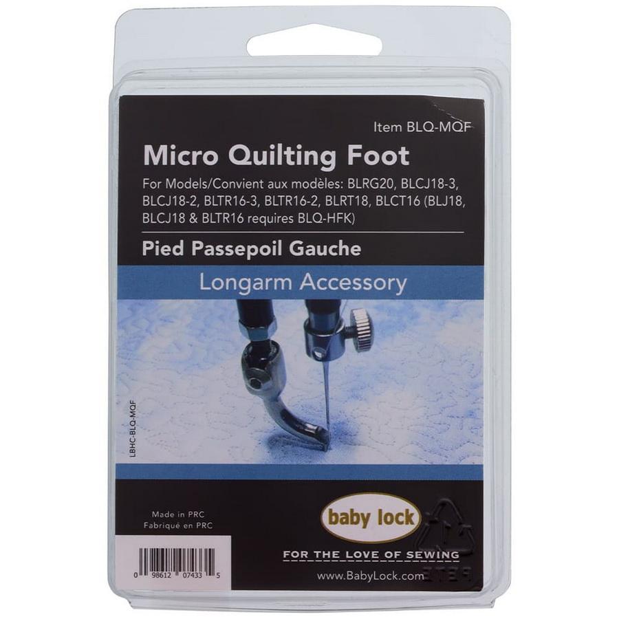 Baby Lock Micro Quilting Presser Foot - Sewingmachinesplus.com