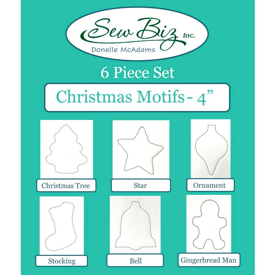 Sew Steady Sew Biz - Christmas Motif Templates - Sewingmachinesplus.com