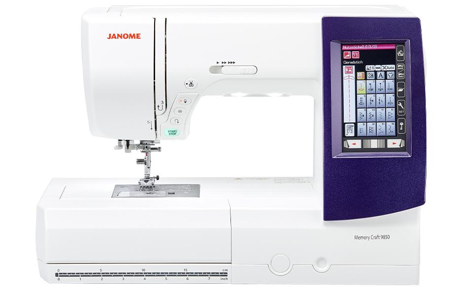 Janome FACTORY SERVICED Memory Craft 9850 Sewing and Embroidery Machine