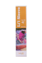 Lil Sleeve Class 200 fabric kit by Bluefig in orange packaging with vertical Lil Sleeve text and Bluefig logo