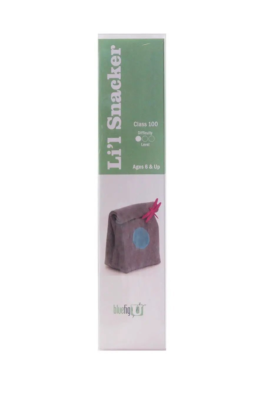 Lil Snacker Class 100 fabric kit by Bluefig, Peacock Blue
