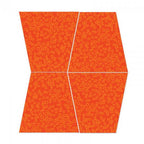 Sizzix Bigz Die - Tumbler, Mini cutting die; four orange patterned panels with small circles