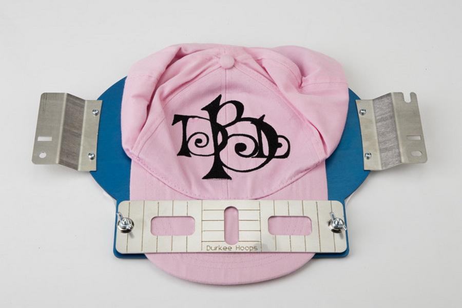 Durkee Embroidery Cap Frame for Multi-Needle Commercial Embroidery Machines - 5.5in x 6in Flat Cap Frame