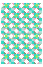 DIME - Ohio Star Cheater Quilt With Designs
