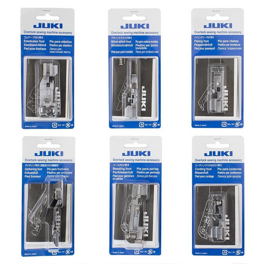 Juki 6 Pack Foot Kit for MO-1000 and MO-2000 Sergers (40149061)