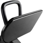 Reliable ARIA 350SP steam press, black finish with curved handle and flat pressing plate